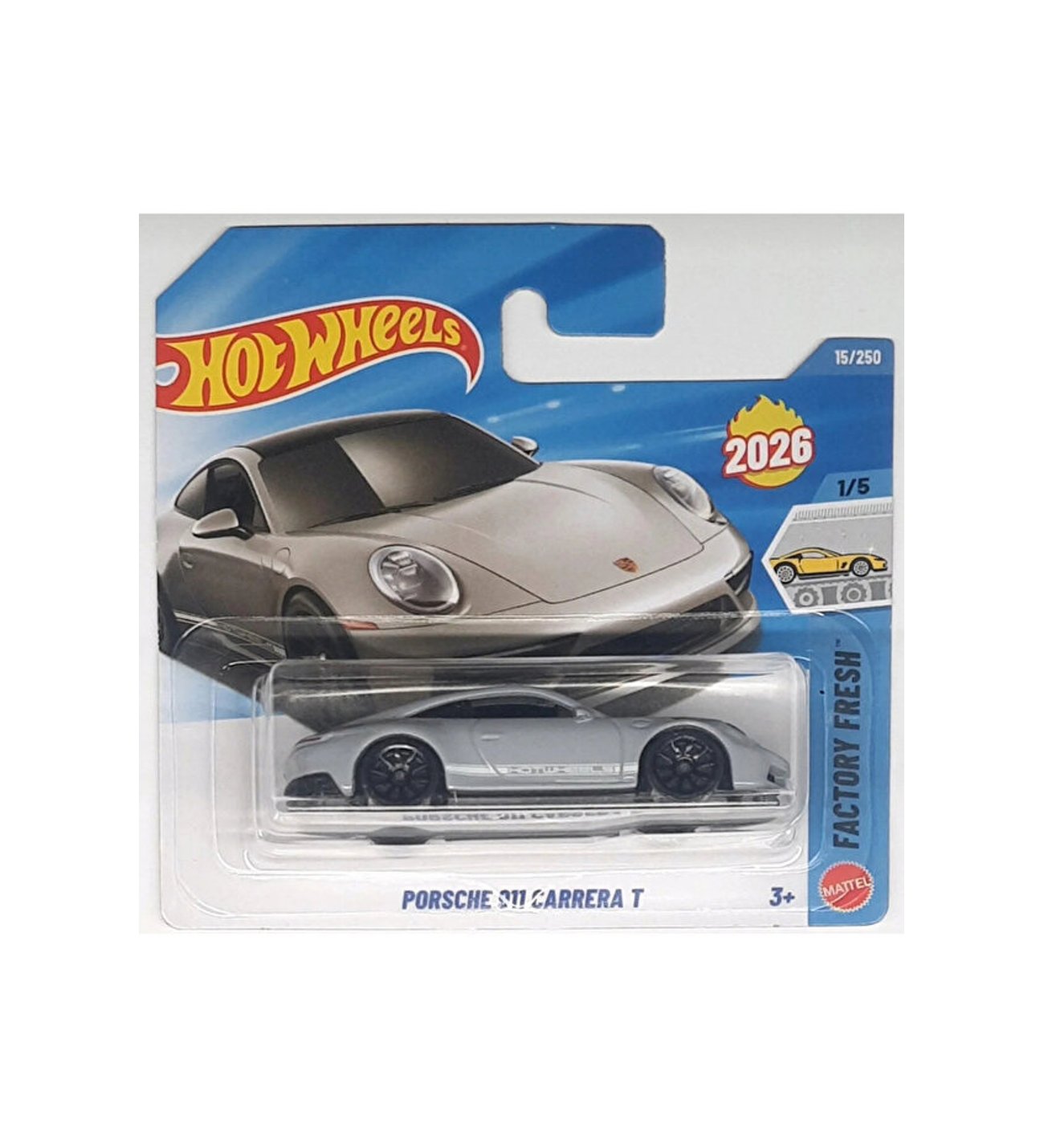 Hot Wheels Hotwhells Porsche 911 Carrera T- 2026 Serisi 1-64 Ölçek