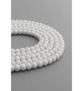 Cam Mat Beyaz Küre Kesim 6mm Dizi