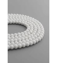 Cam Mat Beyaz Küre Kesim 6mm Dizi