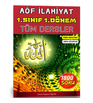 AÖF İlahiyat 1. Sınıf 1. Dönem TÜM Dersler Kitabı