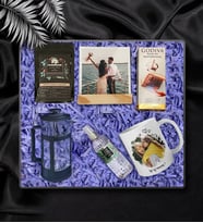 Premium Kişiye Özel 2 Kalp Fotoğraflı Mesajlı Kupa Filtre Kahve Hediye Kutusu oh766