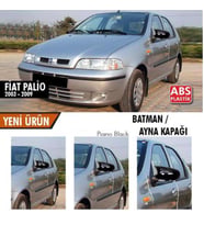 Fiat Palio 2003-2009 Batman Yarasa Ayna Kapağı Piano Black ABS Plastik