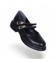 Scarletta S12 Cilt Siyah Kadın Loafer Ayakkabı