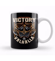 Viking Mythology Victory Or Valhalla Norse History Kupa Bardak Porselen