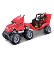 Maisto Builder Zone Taşıyıcı Tır Seti - Kırmızı Tır