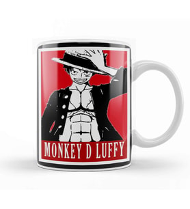 Luffy One Piece 05 Kupa Bardak Porselen