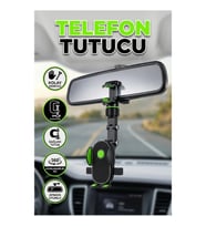 Dikiz Aynası Telefon Tutucu Ayarlanabilir Araç İçi Telefon Standı Çok Yönlü Kullanım