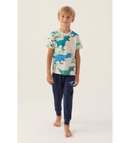 Roly Poly 3360 Dinosaur Erkek Çocuk Pijama Takımı