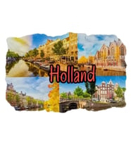 Hollanda Temalı Fresco Magnet (Karışık)