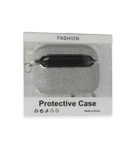 Pilelistore   Airpods Pro (1.nesil) Spell Simli Kılıf - Gümüş