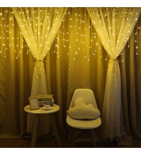 Mcg® 8 Fonksiyonlu 16 Saçaklı Perde Led 3 x 1 (Günışığı)