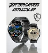 Çift Kordonlu Yüksek Çözünürlüklü Akıllı Saat Uyku İzleyici & Spor Modları