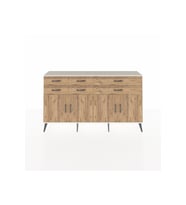 Arges Konsol 3 Raflı 6 Çekmeceli 4 Kapaklı 176x30x99 Aytaşı-Çam