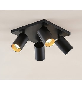 MYLİGHTS  KARE LED AVİZE HAREKETLİ BAŞLIK  GÜN IŞIĞI LED AMPULLÜ (Siyah)
