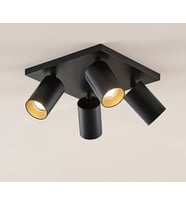 MYLİGHTS  KARE LED AVİZE HAREKETLİ BAŞLIK  GÜN IŞIĞI LED AMPULLÜ (Siyah)