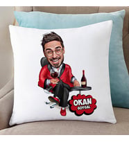 Kişiye Özel Ehli Keyf Karikatürlü Yastık
