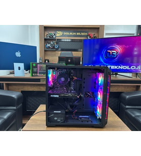 Cooler Master Ryzen 5-3400G 8GB RAM 480GB SSD GTX1650 Super Masaüstü Oyuncu Bilgisayarı (İKİNCİ EL)