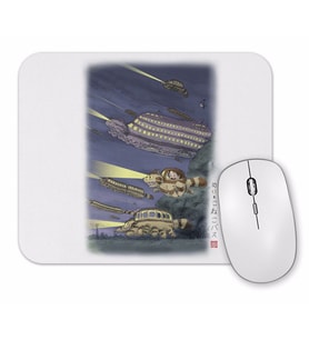 Totoro Cat Bus Migration Mouse Pad