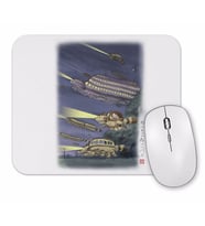 Totoro Cat Bus Migration Mouse Pad