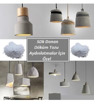 M1 ART 5 Dakika'da Donan Beton Döküm Tozu 1,kg - Aydınlatmalar Için Özel