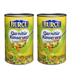Burcu Garnitür Konservesi 4000 gr x 2 Adet