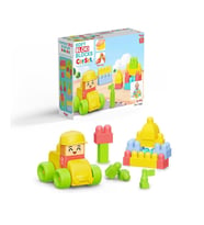 04128 Yumuşak Bloki̇ Bloklari Araba Set 24 Parça