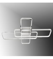 TT040-KR TT Aydınlatma Krom Kaplama Plofonyer Led Avize (Beyaz)