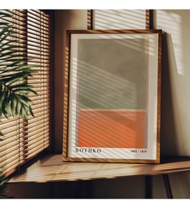 Tanıtım Rothko Çerçevesiz Poster, Modern Dekoratif Çerçevesiz Poster, Tablo, Rothko-3, 21 x 30