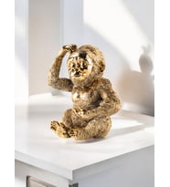 Maymun Dekoratif Obje Biblo (Gold)