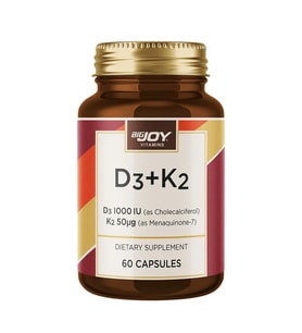 Bigjoy Vitamins Vitamin D3+K2 60 Kapsül