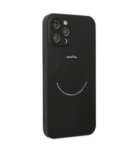 İphone 12 Pro Kılıf Jack Magneticsafe Lens  - Siyah