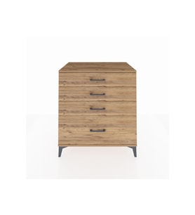 Kronos Şifonyer 4 Çekmeceli 88x59x96 Çam-Çam