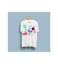 Oversize Yazı Etiketleri Unisex T-shirt