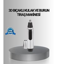 Kişisel Burun ve Kulak Tıraş Makinesi 3D Kavisli Bıçak ve Kompakt Tasarım