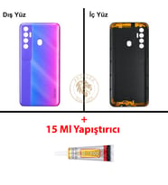 Tecno Yapıştırıcı Spark 7 Pro Neon Rüyası Yapıştırıcı B-7000 Yapıştırıcı Arka Kapak Arka Cam Batarya Kapağı Lazer Kesim Kapak Pil Kapağı Back Cover