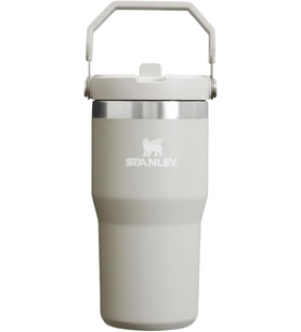 Stanley Iceflow Flip Straw Tumbler Pipetli Termos Bardak, Gri (Ash), 0.60 Litre