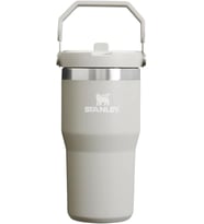 Stanley Iceflow Flip Straw Tumbler Pipetli Termos Bardak, Gri (Ash), 0.60 Litre