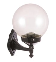 AVONNI BAP-68160-BSY-M1 Siyah Boyalı Dış Mekan Aydınlatma E27 ABS Akrilik Cam 25cm