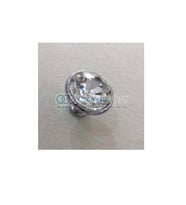 Kristal Cam Düğme Kulp Reus 32 Mm. Parlak Krom