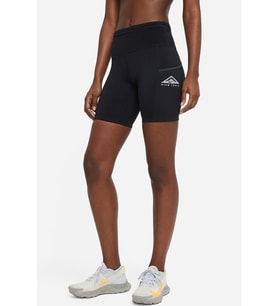Nike Dri-Fit Epic Luxe Trail 7 Cepli Kadın Koşu Şortu Sİyah