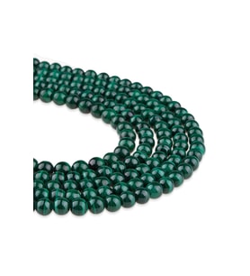 6 MM Malahit ( Malakit ) Doğal Taş Dizi (Yeşil)