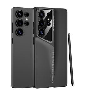 Vendas Galaxy S25 Ultra Kılıf Ultra İnce Kamera Korumalı Sert Rubber Zore Procase Kapak (Siyah)