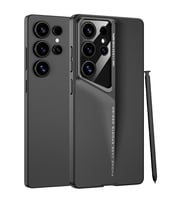 Vendas Galaxy S25 Ultra Kılıf Ultra İnce Kamera Korumalı Sert Rubber Zore Procase Kapak (Siyah)