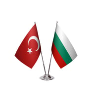 Bulgaristan İkili Masa Bayrağı