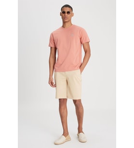 Bisiklet Yaka T-shirt Rust