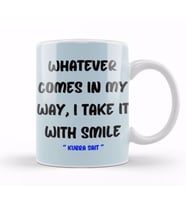 Smile Emoji Quotes Funny happy face love Sarcastic Gift Kupa Bardak Porselen