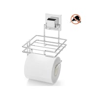 Tekno Tel EF-275 Yapışkanlı Yedekli Tuvalet Wc Kağıtlık Krom