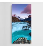 Çağlayan Manzara Panoramik Kanvas Tablo