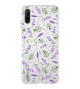 PrintiFy Huawei P30 Lite ile Uyumlu 1mm Slim Fit Water Color 3 Baskılı Şeffaf  Kılıf