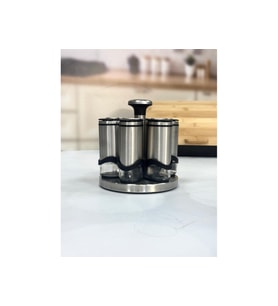 Arow Basil 7 li 115 Ml Döner Standlı Baharat Seti